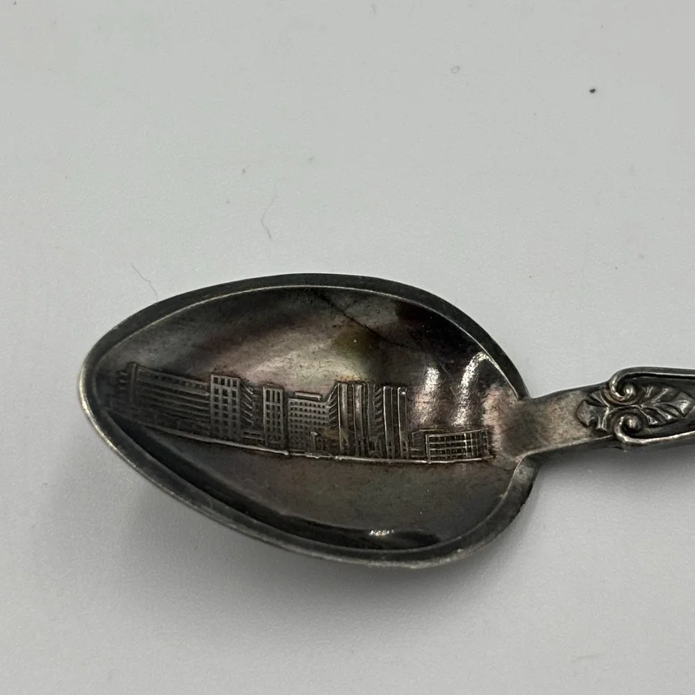 1921‎ CCF Cleveland silver plated souvenir spoon